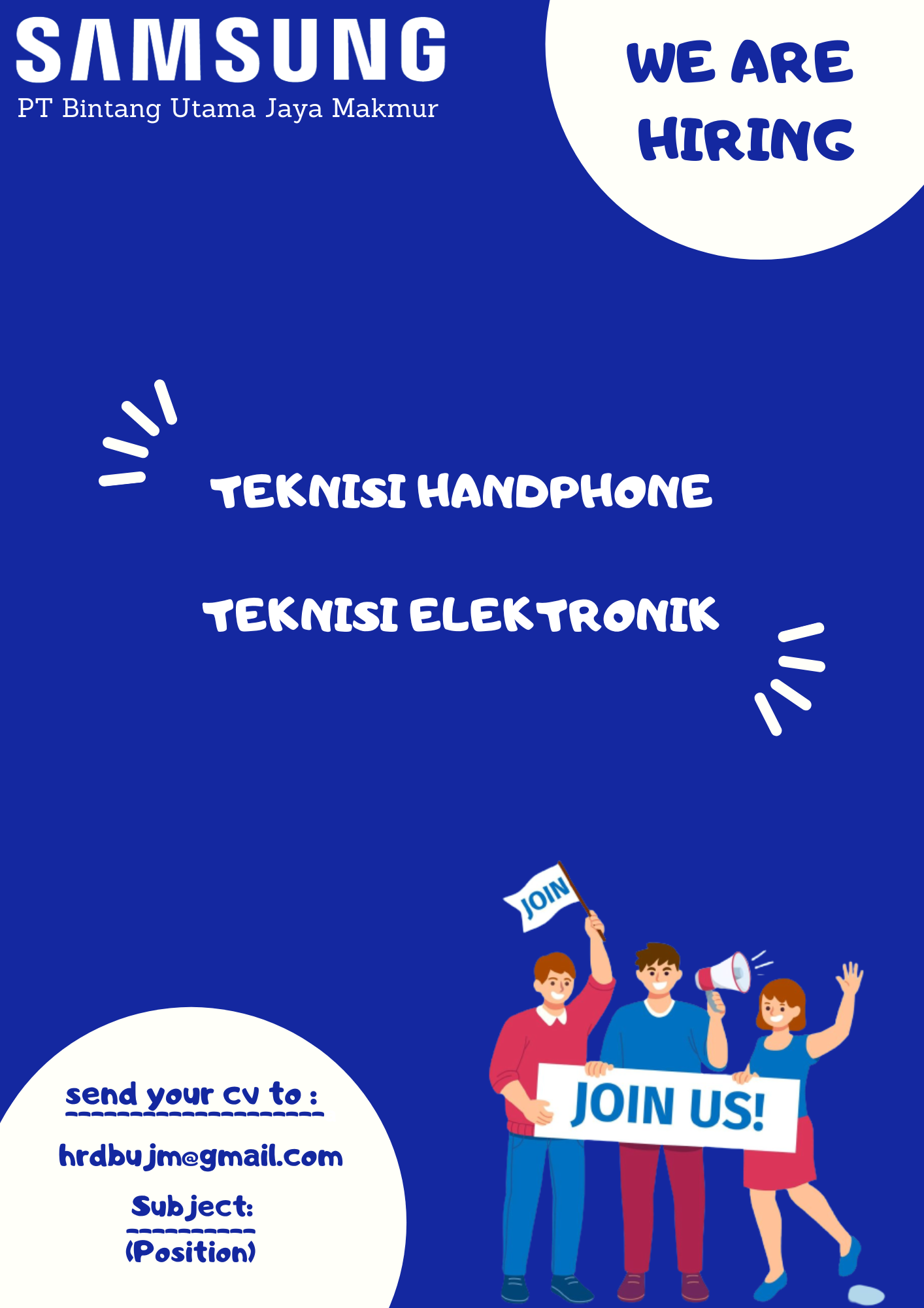 loker teknisi HP dan elektronik
